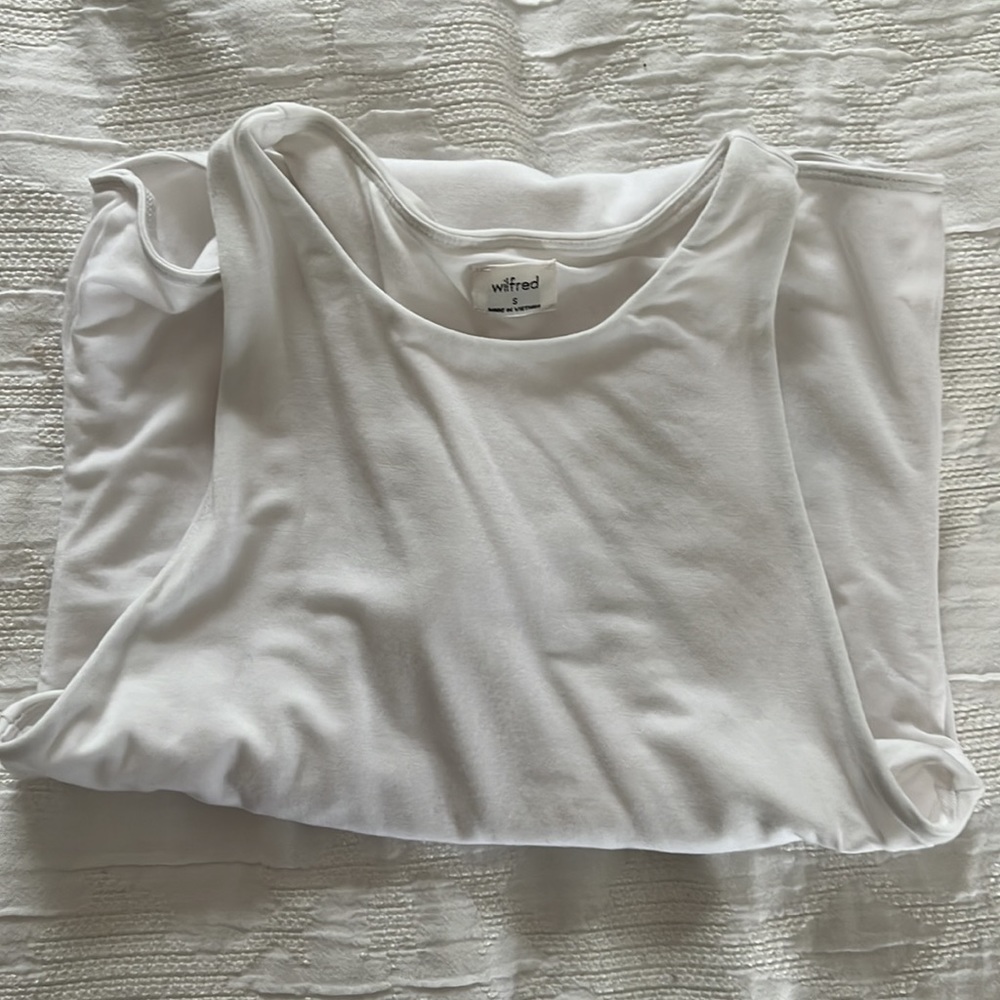Aritzia Wilfred Vacay Bodysuit white